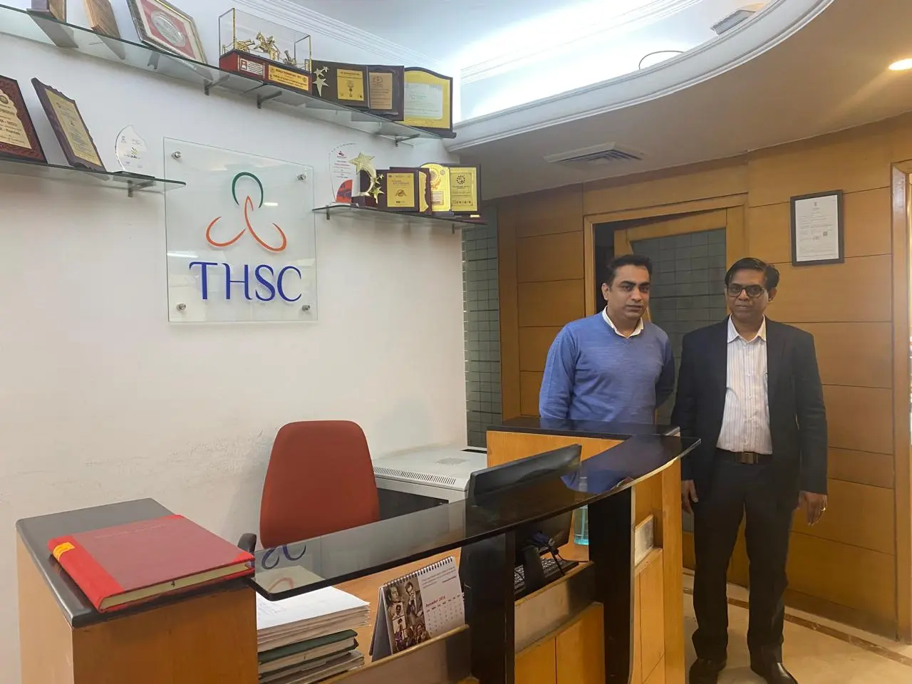 Meeting with THSC Official, New Delhi - Sree Vignesh Consultancy